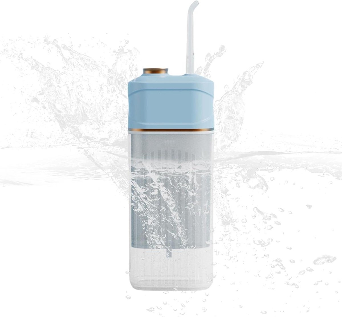 Draagbare Waterflosser - Monddouche Reis - Mondhygiëne Verbeteren - Slimme Geheugenfunctie - 220 ml Tank - Wit