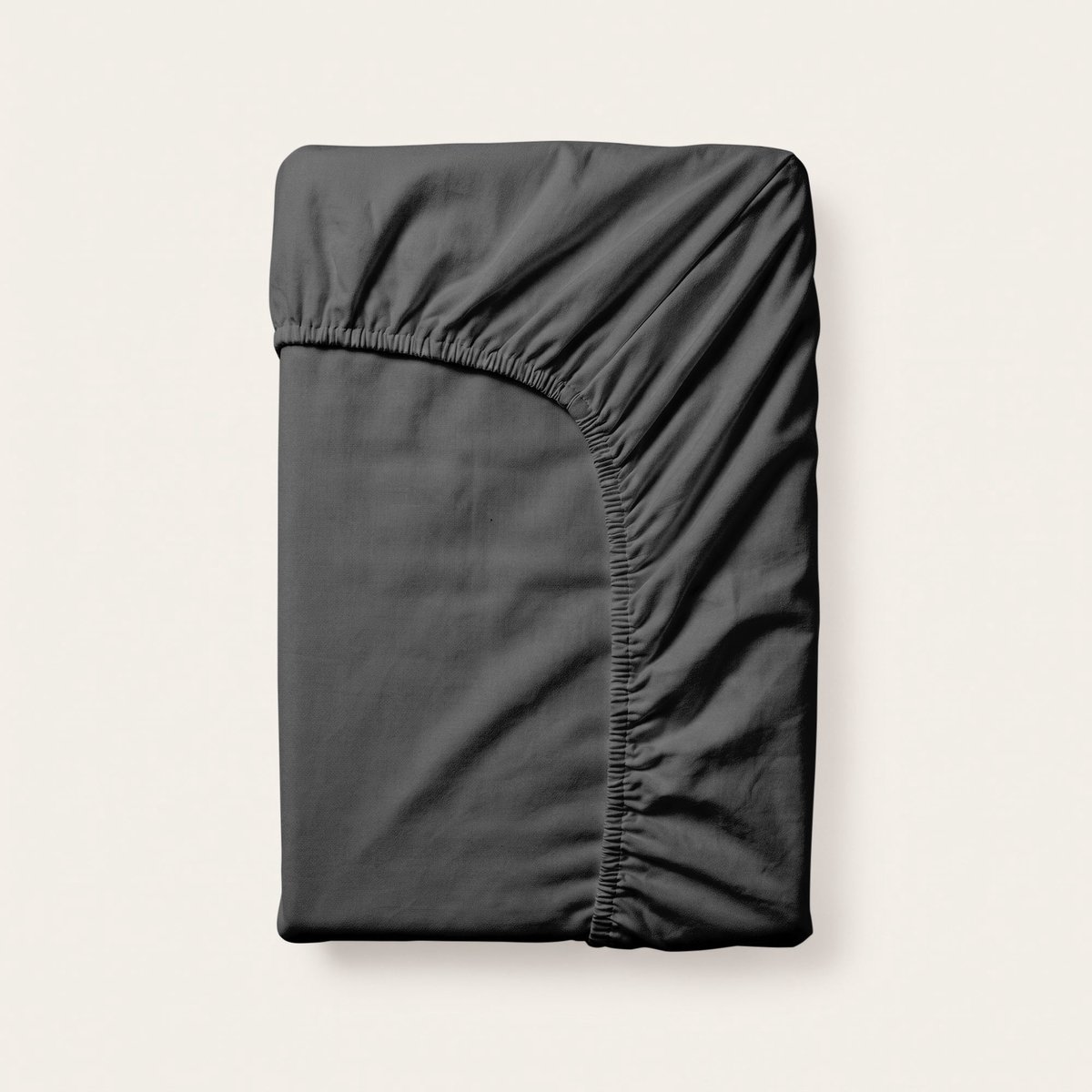 HappyBed Hoeslaken Anthracite Hoeslaken - 100% katoen - 160/180x200/220 cm - Onderlaken - Verfijnd jerseykatoen - Ademend katoen - Perfecte pasvorm