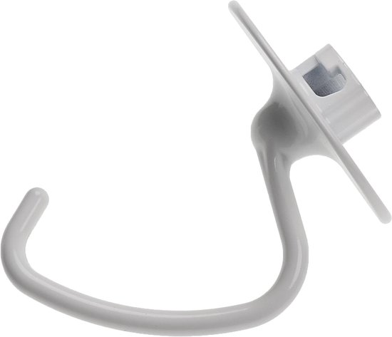 Kneedhaak Keukenmachine - Roerhaak Deegmixer - Zwaar Deeg Kneden - Antiaanbak Polyamide Coating - 145 x 12 cm - Wit van Merkloos — afbeelding 5