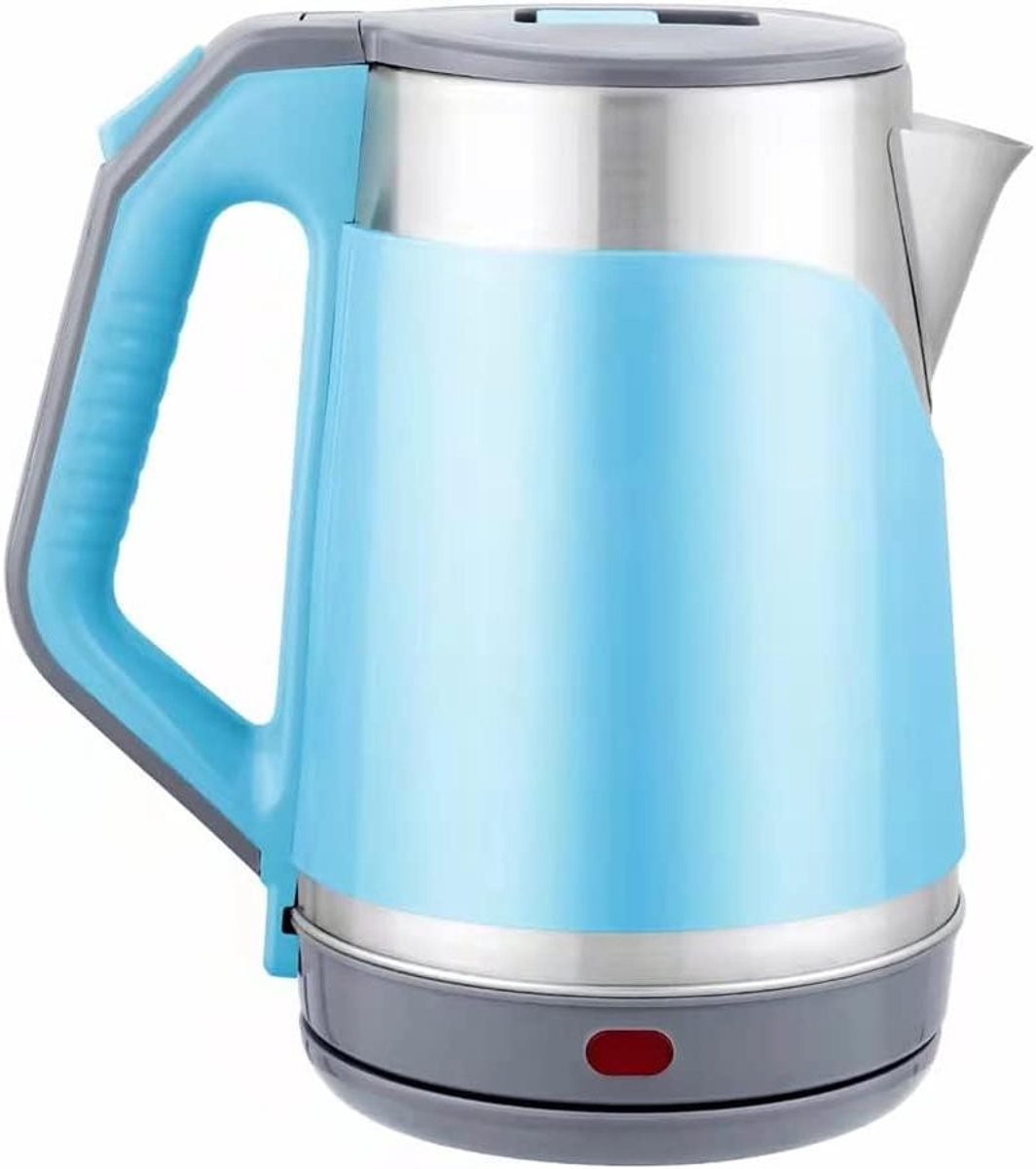 Elektrische Ketel - Waterkoker - Snel Water Koken - Temperatuurregeling - 2.5 Liter - Blauw