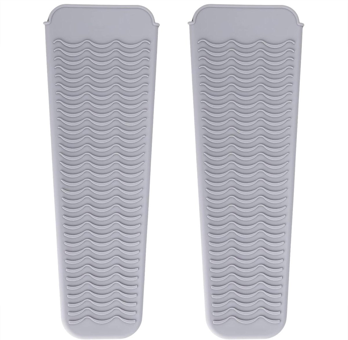 Hittebestendige Mat - Styling Tool Pouch - Bescherming Styling - Dubbele Functie - 28.4 cm - Grijs