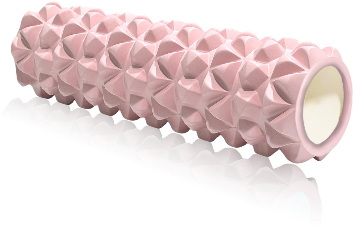 Fasciarol met 3D-textuurmassage roze