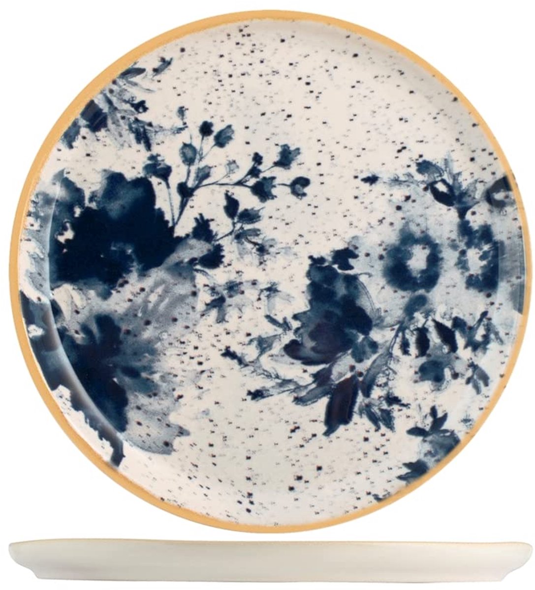 3241304 indigo broodbord, stoneware, 14 cm