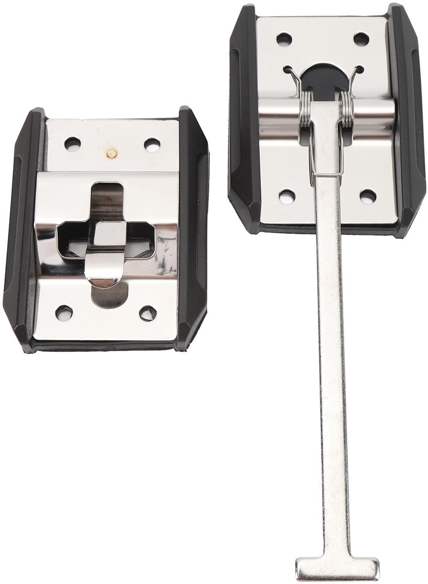 Style Roestvrijstalen aanhanger, deurhouder voor camper, buitendeur, vangen en vasthouden, haken voor en aanhangers (6 inch)