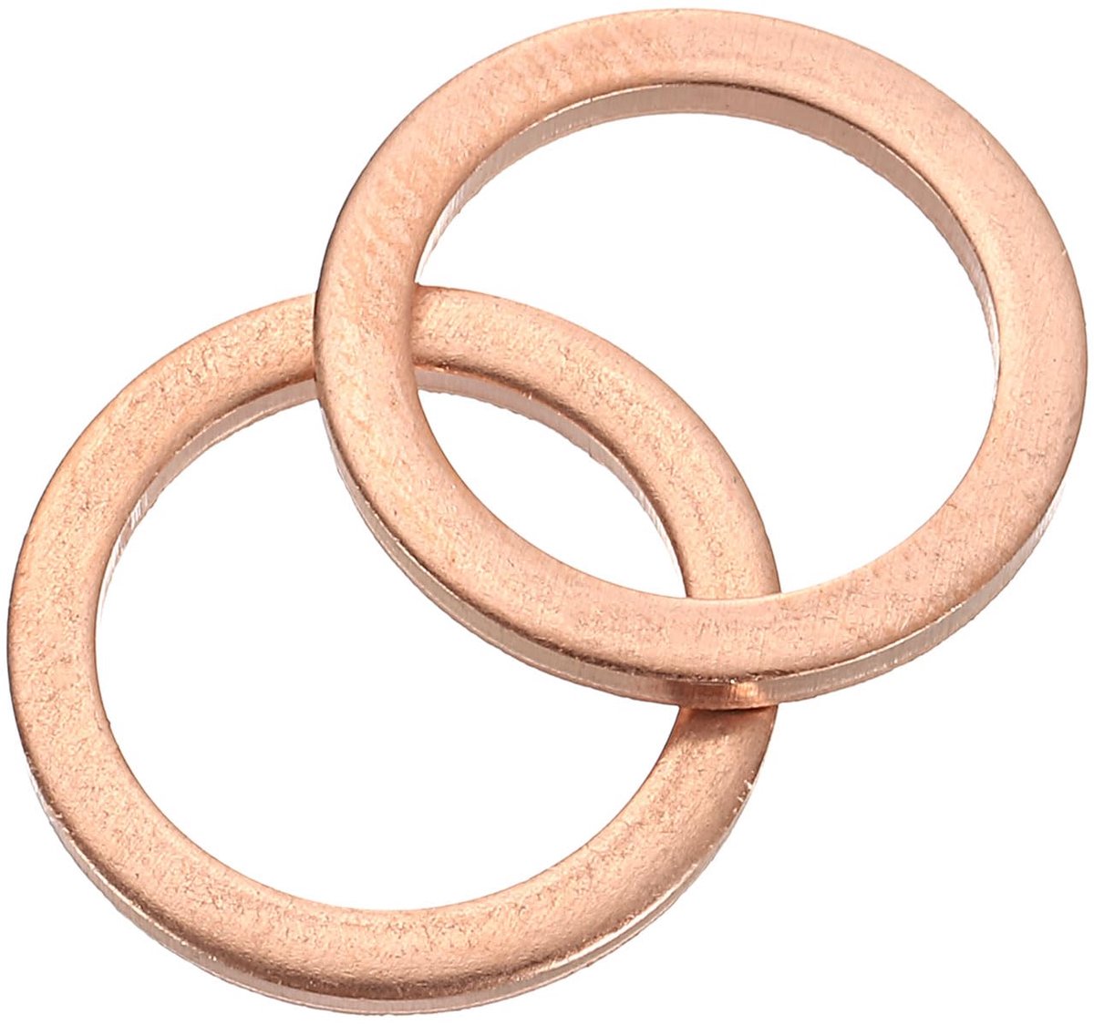 M12 sluitring, 26 stuks koperen ringen, sluitringen, 16 mm OD 1,5 mm dik, metalen afdichtring voor schroeven, bouten, moeren