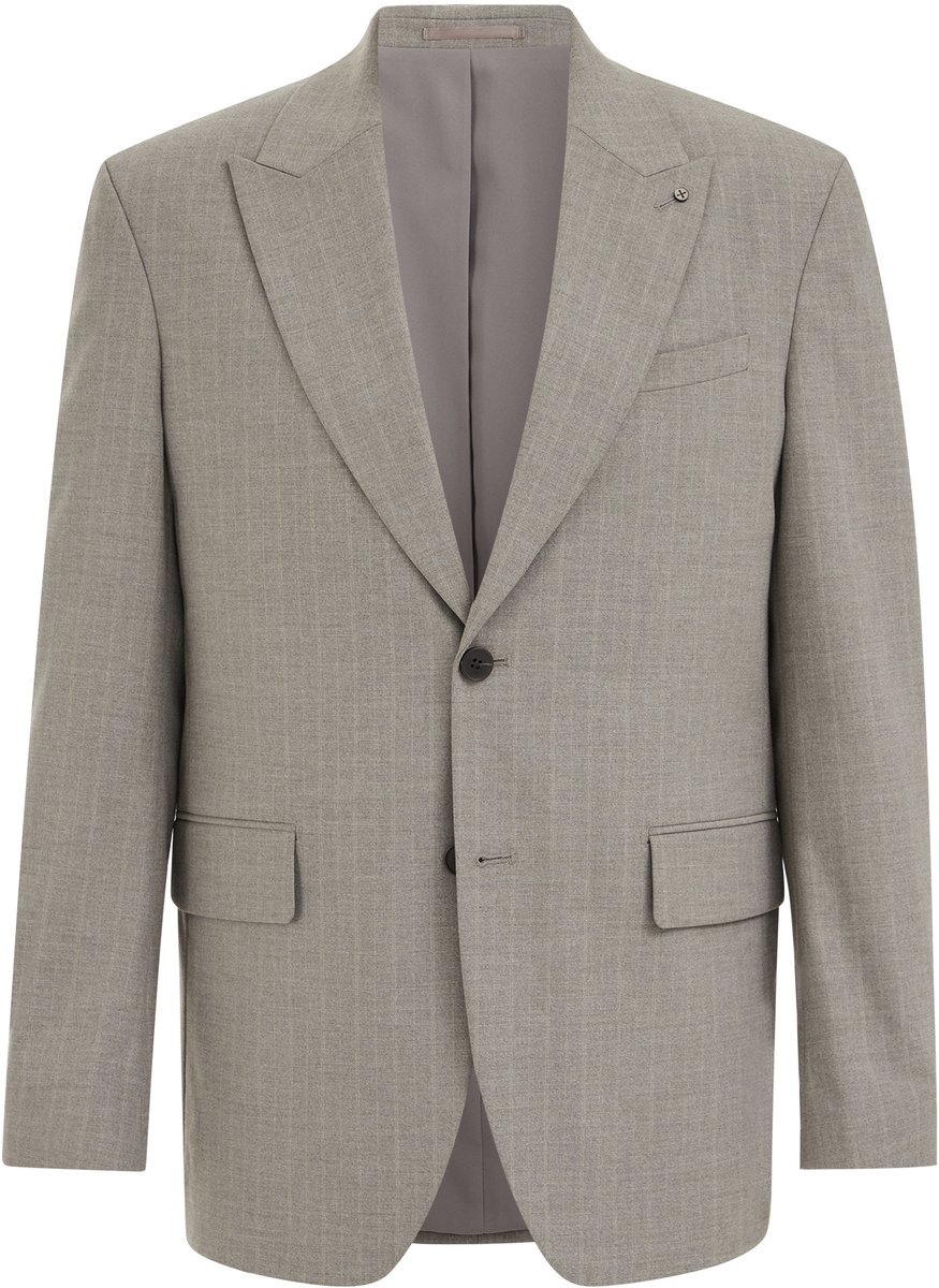 WE Fashion Heren regular fit blazer met krijtstreep