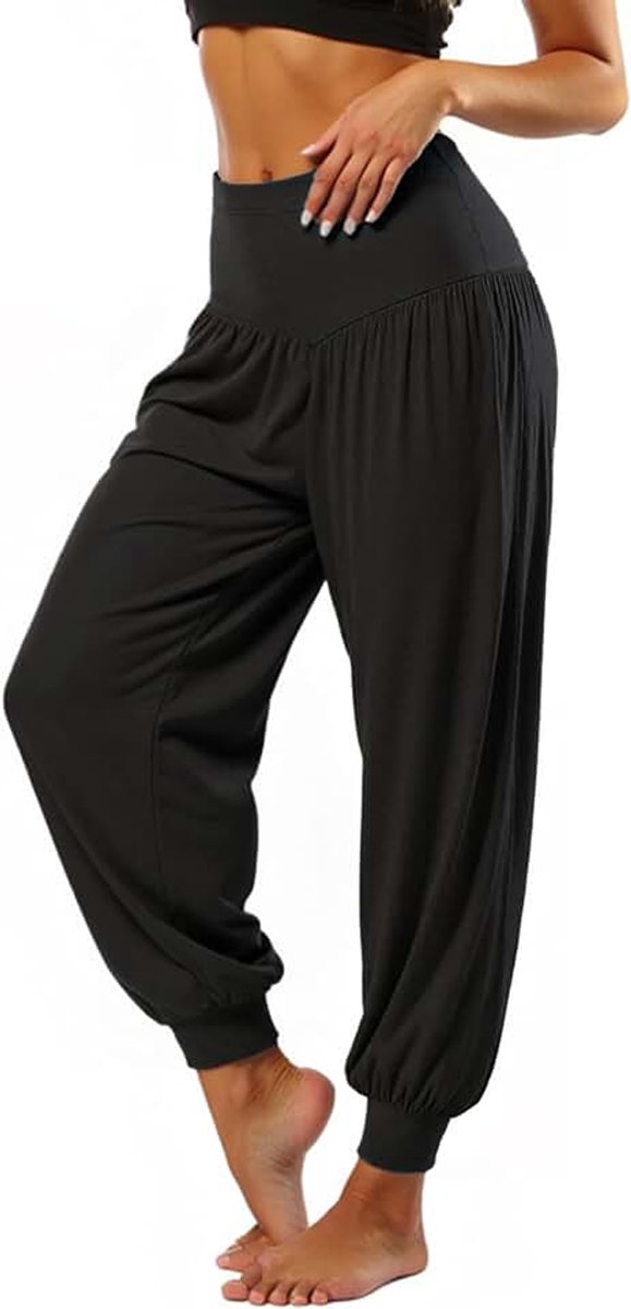 Pofantbroek voor dames, zomer, lang, harembroek, yoga, sport, licht, harembroek, yoga, pilates, fitness, dans, joggen