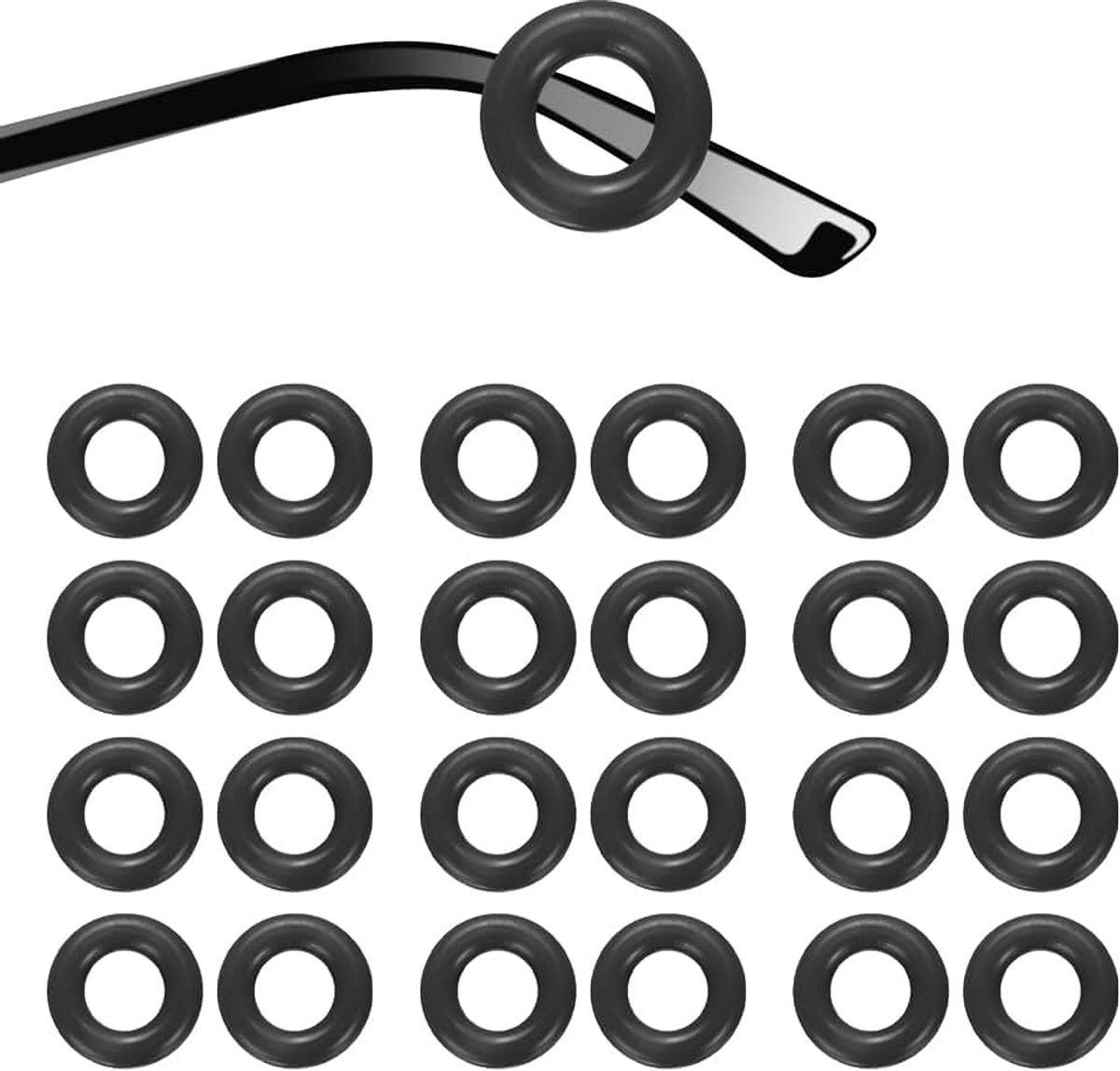 Paar brillenpootjes. mm siliconen ring brillenhouder oor, antislip oorhaken, brilpootjes voor brillen zonnebrillen sportbrillen,