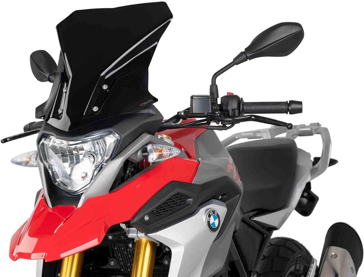 Touringschijf Motor - Windscherm Deflector - Motorrijden Verbeteren - TÜV Goedgekeurd - 3-4 mm dik - Zwart