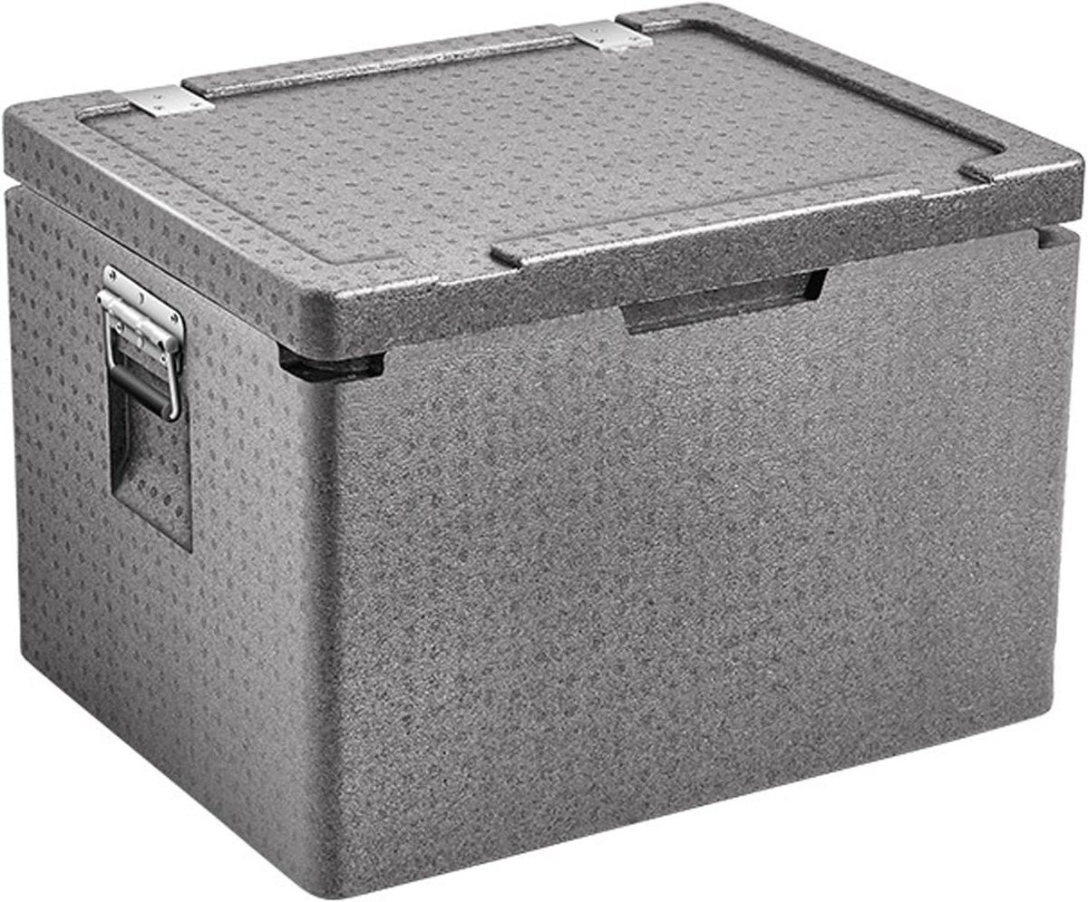 Koelbox - Isolatiebox - Verse opslag - Hoge dichtheid EPP - 60L - Grijs