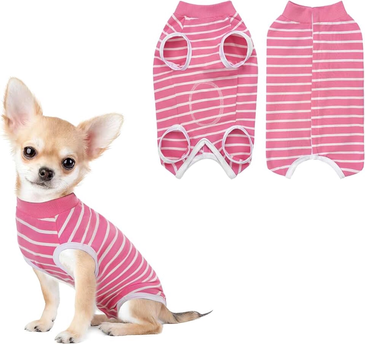 Hondenoperatiepak voor vrouwelijke en reuen, herstelpak voor honden na operatie, zacht katoenen chirurgisch herstelvest voor huisdieren, medisch shirt met knoopsluiting