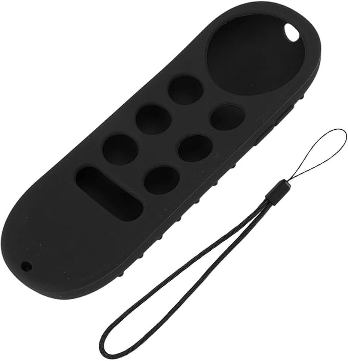 Beschermhoes voor Afstandsbediening, Siliconen Hoesje Beschermhoes Geschikt voor Chromecast met TV-afstandsbediening(zwart)