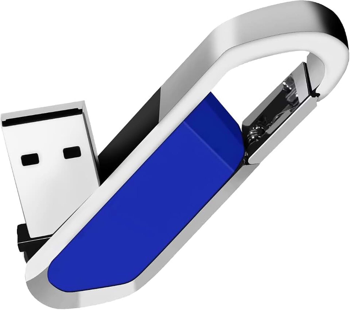Gesp USB Flash Drive USB 2.0 Flash Drive Memory Stick USB External Memory Data Storage Kinderen Studenten Verjaardagscadeau (32GB, Blauw)
