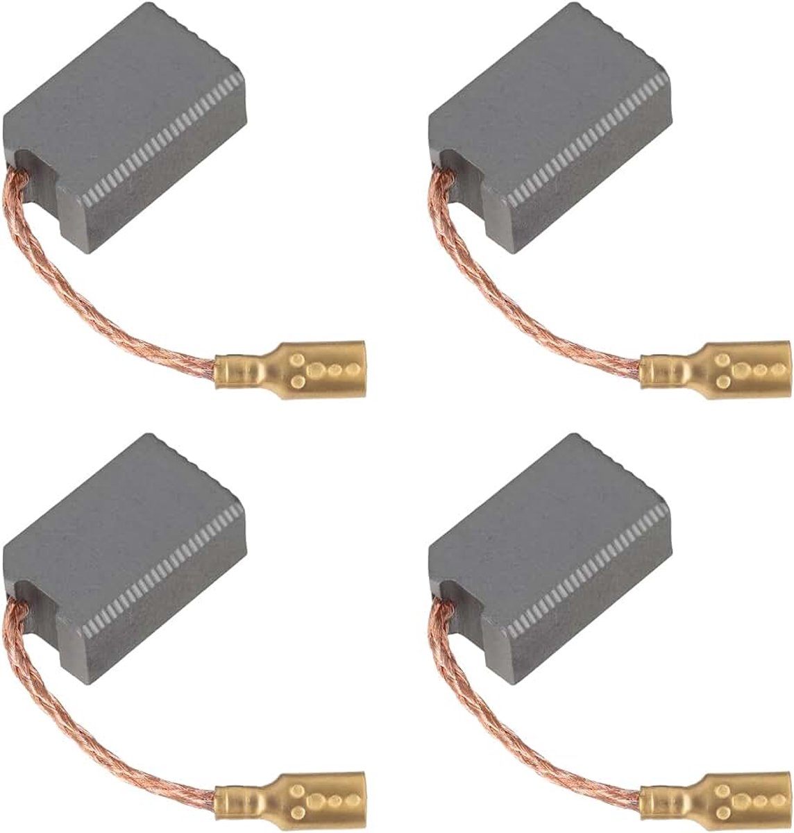 4 stks Koolborstels 15x10x6mm Compatibel met DeWalt DW458 DW814 DW824 DW827 Haakse Slijper Vervangen OEM 949646-01
