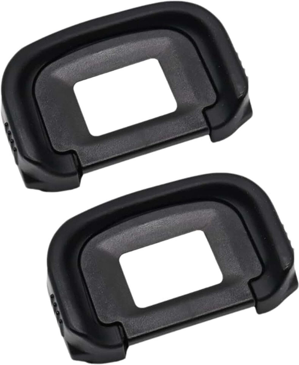 2 Pack | Vervangende Siliconen Oogschelp Zoeker voor EG | Compatibel met Canon EOS 5D Mark IV, 5D Mark III, 7D, 1D Mark IV en 1D Mark III Digitale Camera