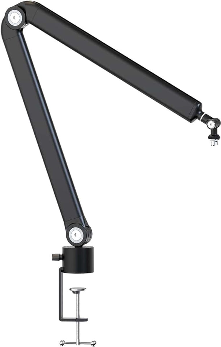 Microfoonarm - Microfoonarm met schroefadapter compatibel met HyperX QuadCast microfoon, blauwe Yeti-microfoon, Elgato Wave Mic en de meeste USB-microfoons