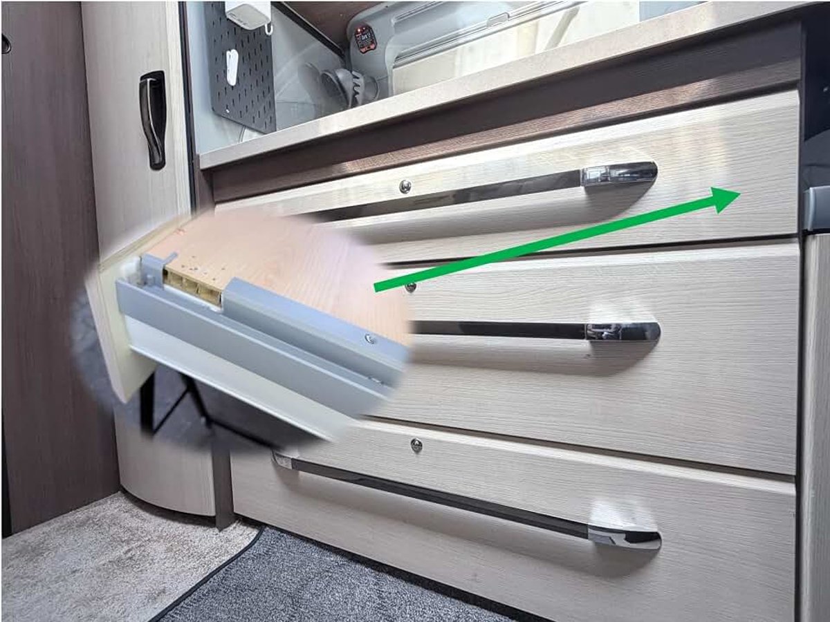 SlideFix Uni - reserveonderdelen voor laden voor caravans - compatibel met Hobby, LMC & Dethleffs - duurzame reparatie-oplossing