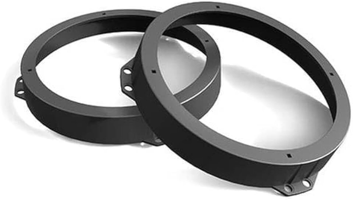 A325 - autoradio luidsprekerringen compatibel met Opel Astra F + G Corsa C Calibra Omega Vivaro Vectra Zafira - Honda Jazz - BMW X5 E53-165 mm luidsprekerhouders