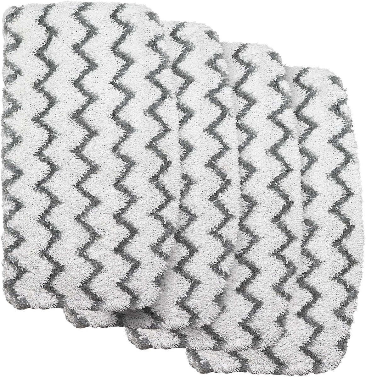 Vervangende Pads - Dweil Pads - Vloeren Schoonmaken - Microvezel Materiaal - 315 x 17 cm - Wit