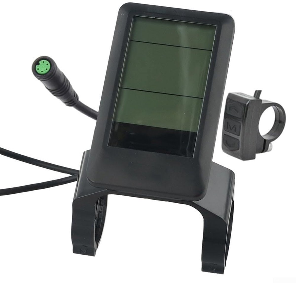 SnelShoppen - Elektrische Fiets Display voor Bafang Motoren G320 G340 BB01 BBS02 BBS03 BBS02B HD M400 G510 UART Poort - Compact en Gebruiksvriendelijk