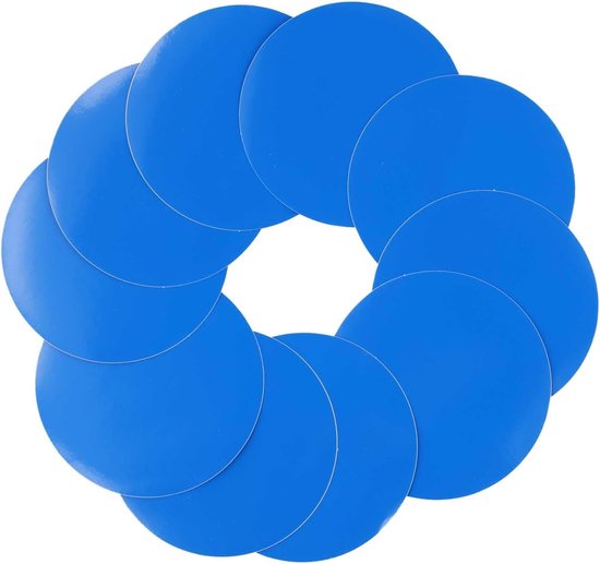 Reparatieset Zwembad - Luchtbed Pleisters - Lekkages Dichten - Sterke PVC Hechting - 25 x 10 cm - Blauw — afbeelding 2