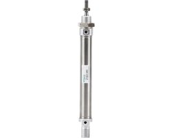 Pneumatische cilinder - Luchtcilinder roestvrij staal - Industriële automatisering - Veerretour ontwerp - 50 mm slag - Metaal