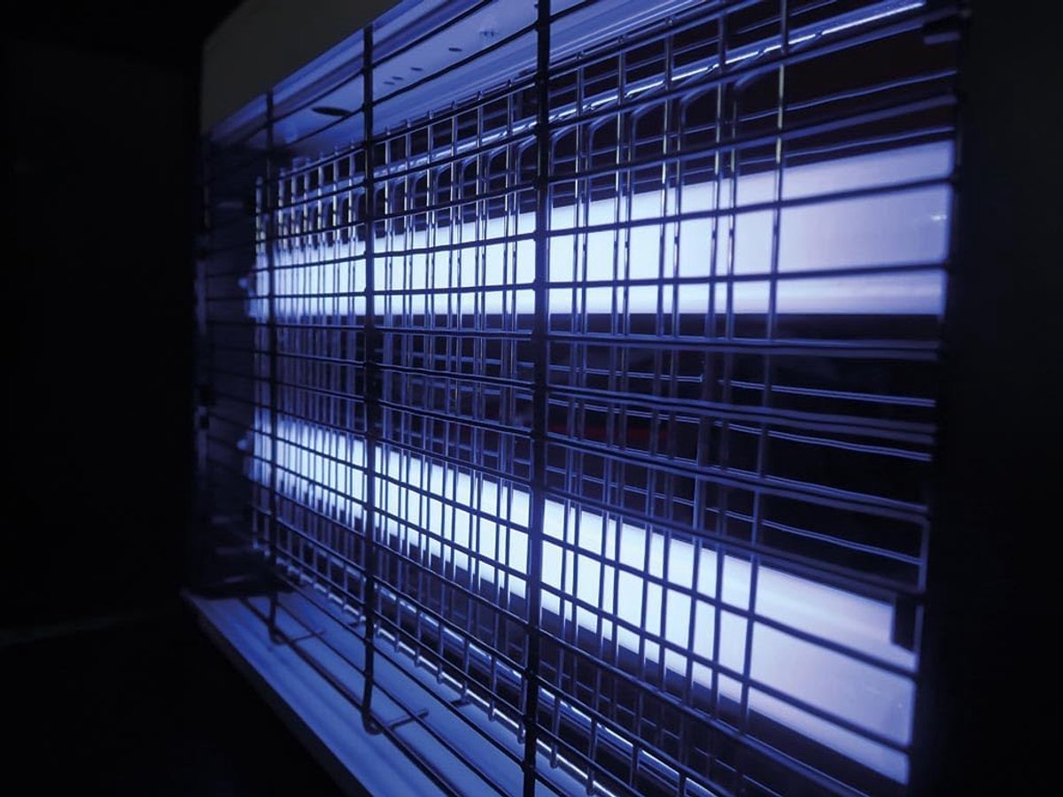 UV lamp voor insectenlamp en insectenverdelger, 15 W T8 UV-buis, Ø 25,5 mm, 435 mm lengte, 8000 uur levensduur, vervanglamp voor elektrische insectenkillers