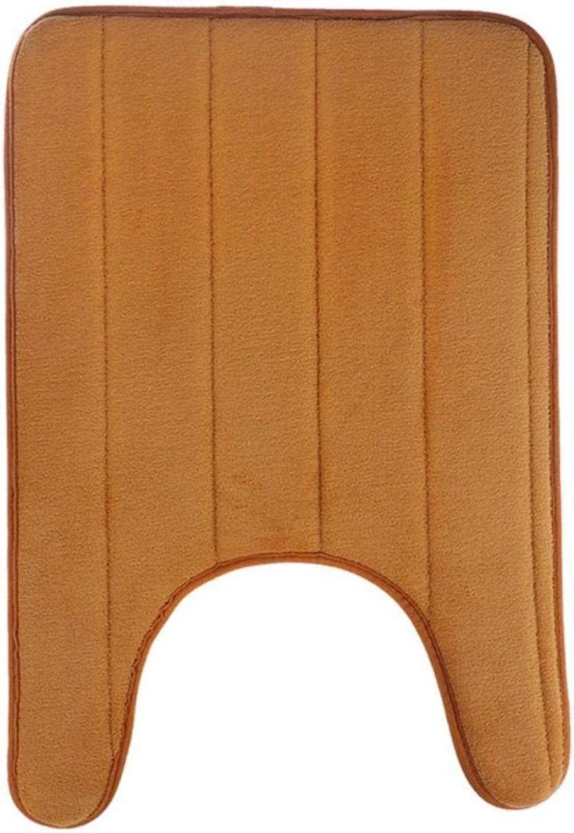 Toiletzittinghoes - Badkamer comfort - Warmte & comfort - Zachte memory foam - 40x60 cm - Kaki