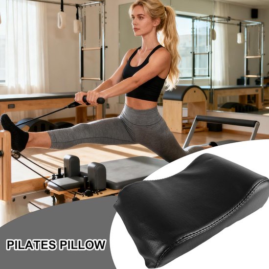 Yoga Bolster Kussen - Pilates Ondersteuning - Oefening en Herstel - Antislip PU Leer - 25 cm Basis - Basis Model — afbeelding 2
