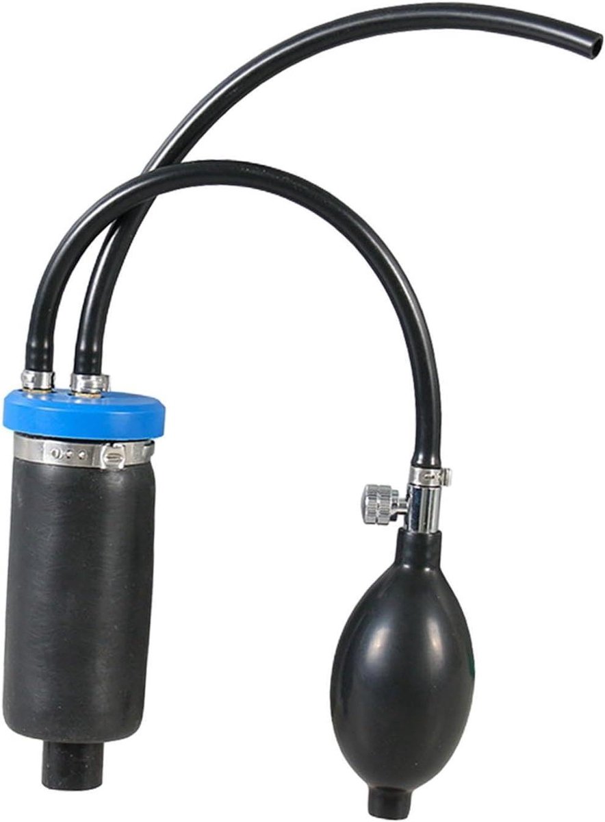Universele Adapter - Inlaat Blaas - Luchtlek Testen - Flexibele Afdichting - 32 cm - Zwart