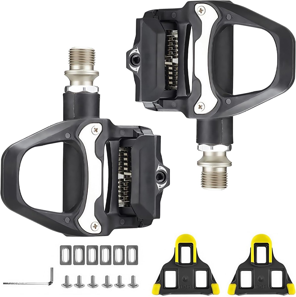 Pedalen, 2 stuks R26 Fietspedalen, Klikpedalen, 9/16 Inch Voor Outdoor, Indoor, Wegfiets