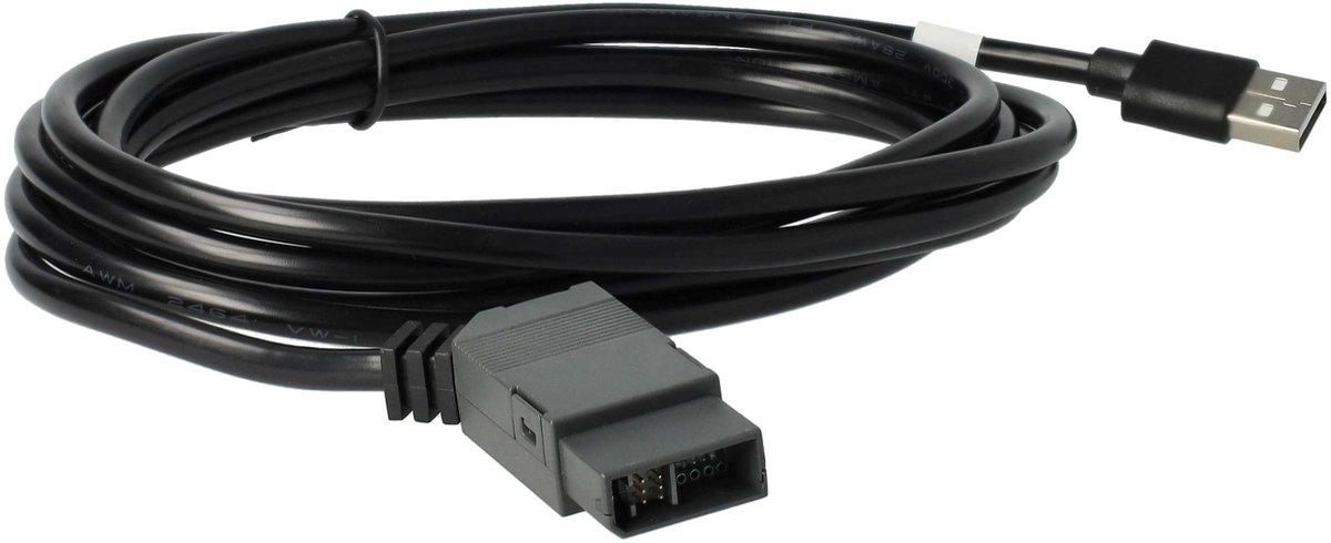 vhbw USB-programmeerkabel compatibel met Siemens Logo 230rc, 230, 230rcl besturingssysteem - aansluitkabel