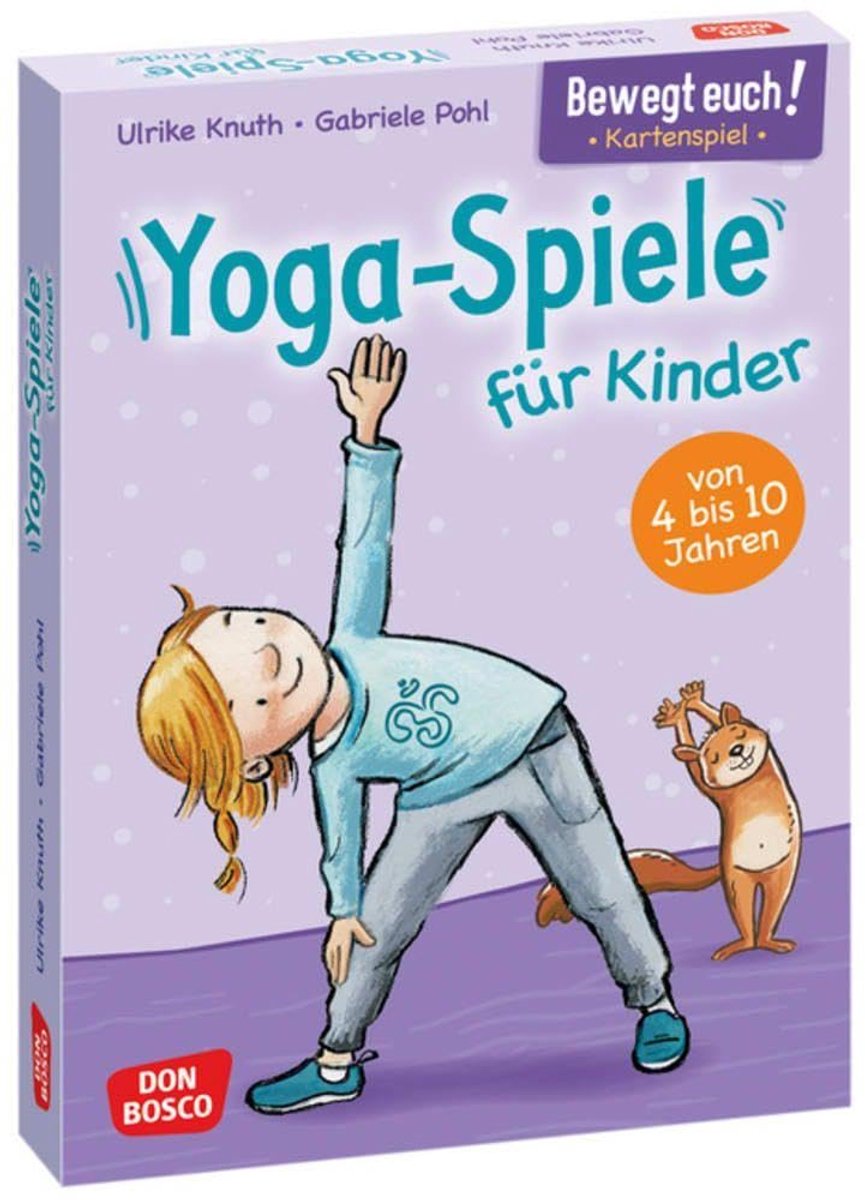SnelShoppen - Yoga-Spelen voor Kinderen - Beweegspel voor 4-10 Jaar - Kartenspel voor Stressreductie en Resilientie - Inclusief Yoga-Bildkarten - Idea