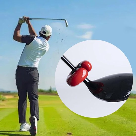 Golfschommel Gewichtenring - Golfclub Gewicht - Golfswing Verbeteren - Slijtvast Aluminiumlegering - 15 x 11.2 x 3.5 cm - Rood — afbeelding 2