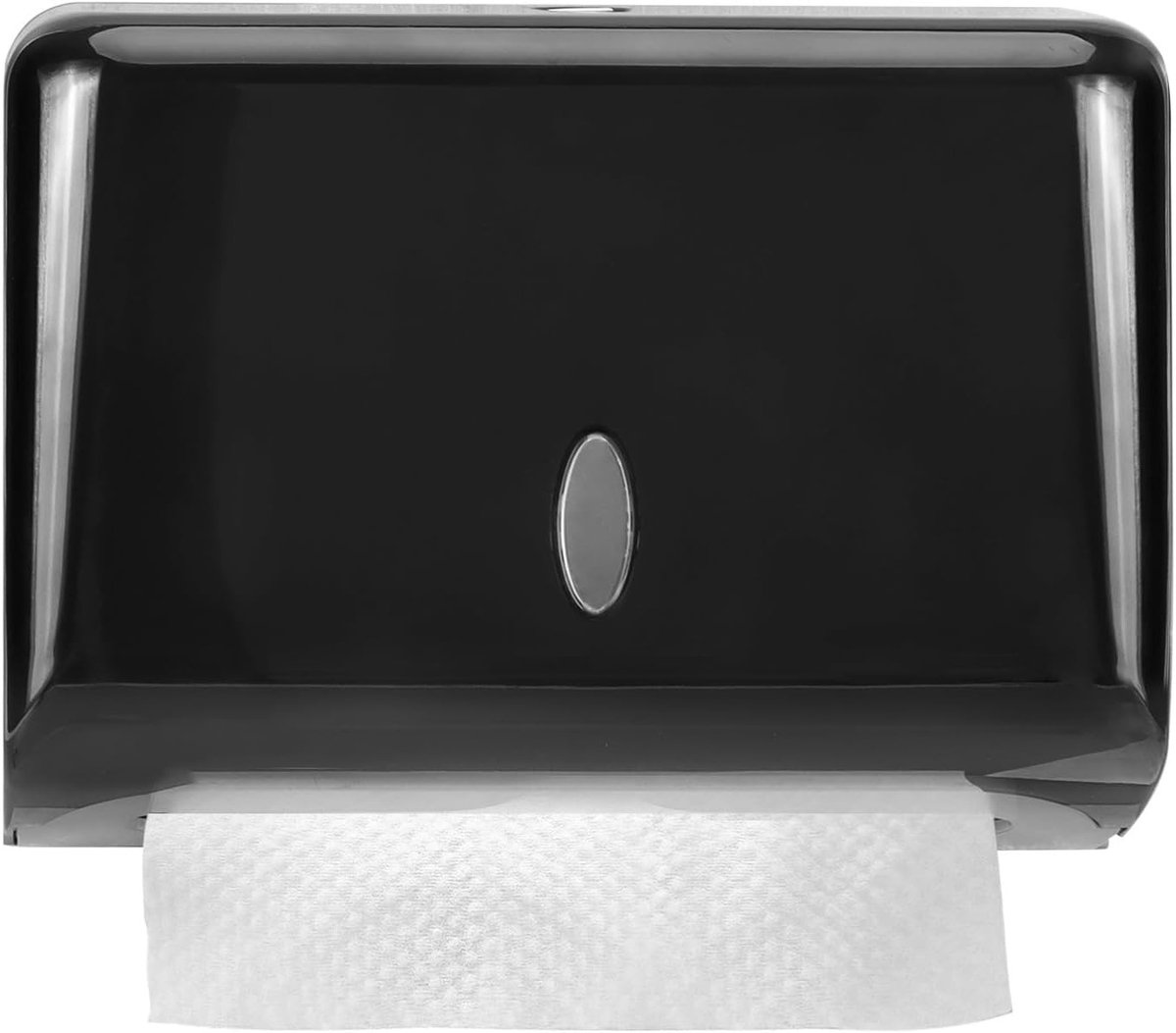 Muurbevestigde papieren handdoekdispenser zonder boren voor badkamer en keuken, geschikt voor C- en Z-vouw handdoeken