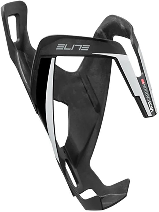 Elite Vico Bidonhouder Carbon, Glossy White Graphic van Elite — afbeelding 5