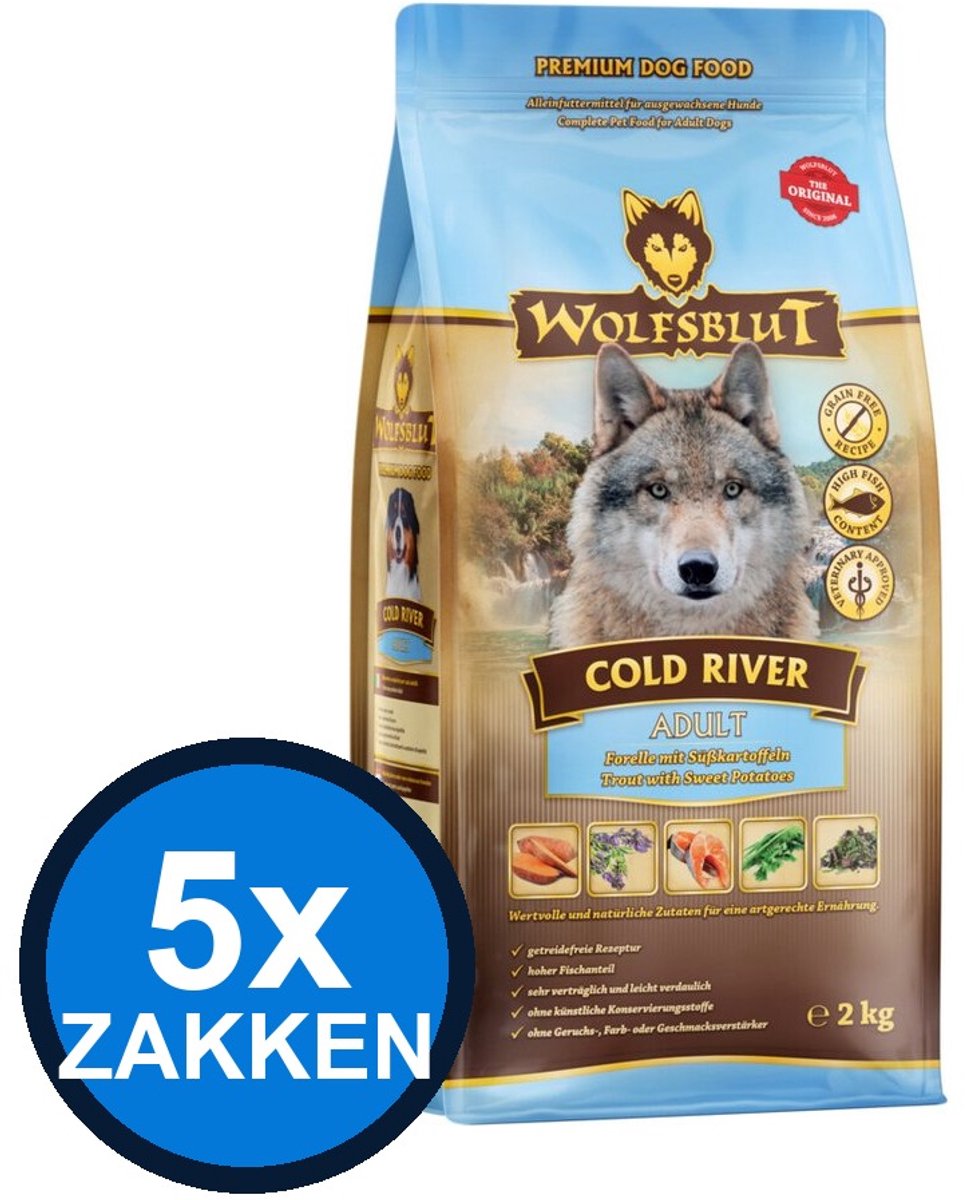 Wolfsblut Wolfsblut - Adult Cold River - Hondenvoer Droogvoer - 2 kg