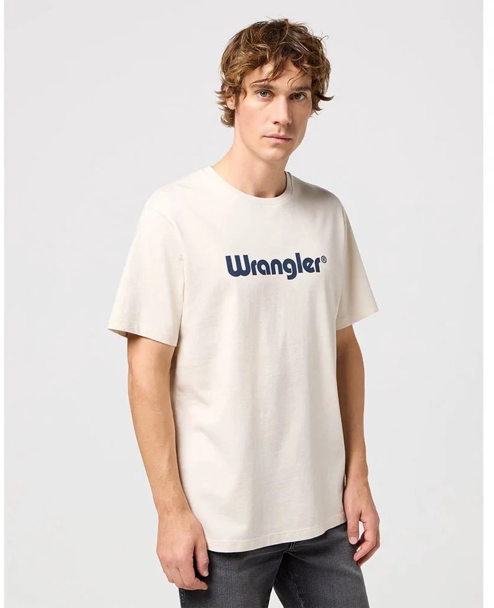 Wrangler 112350523 Logo T-shirt Met Korte Mouwen XL Man Wit