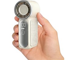 LISM-Mini handventilator, 16900 toeren per minuut, hoge snelheid, een onmisbaar item Geschikt voor de zomer, met led-display, USB-oplaadfunctie, met snoer Geschikt voor het aanbrengen van make-up, op reis, buitengebruik en als cadeau.