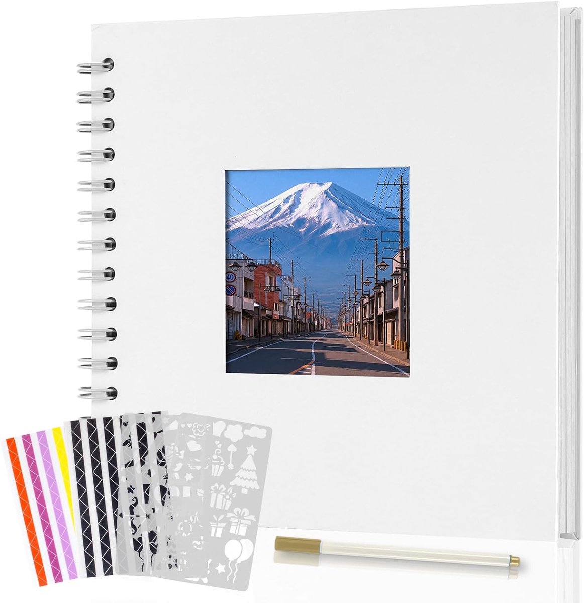 Spiraalalbum met 40 pagina's voor foto's en scrapbooking - Perfect voor baby's, verjaardagen en feestdagen