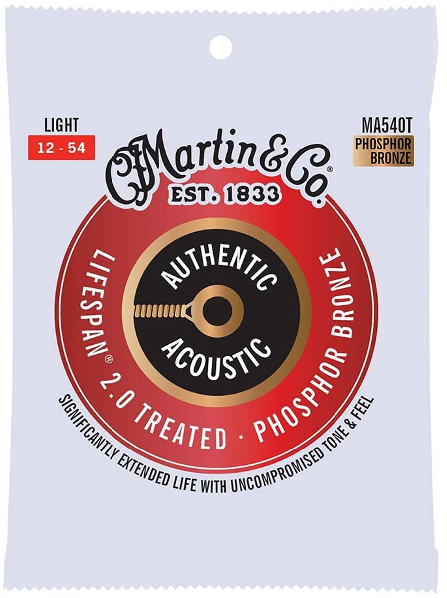 Martin MA540T Gitaarsnaren Acoustic Lifespan 2.0 12-54