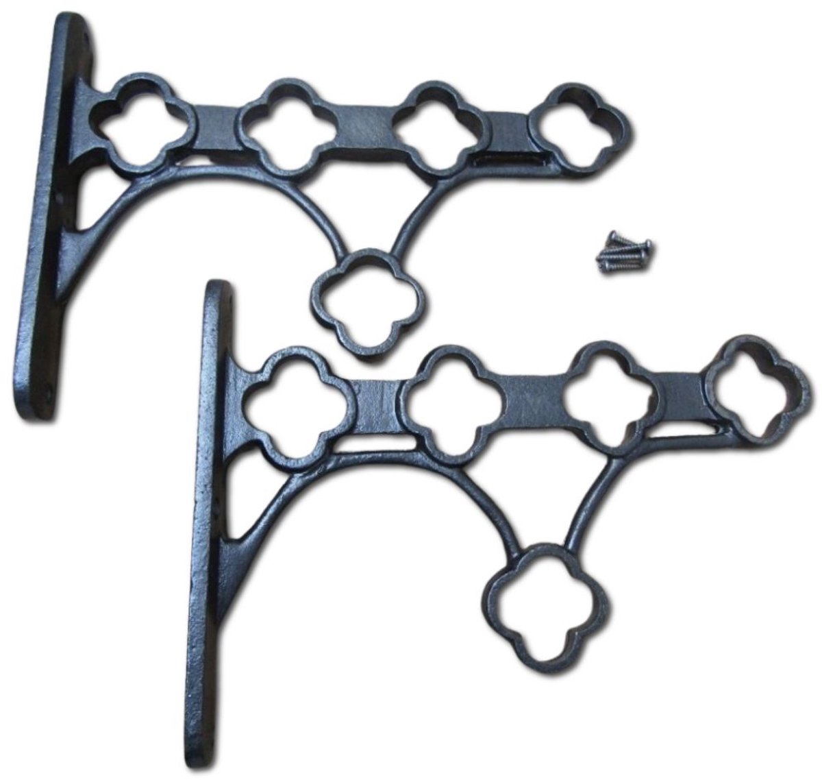 Pair Of Kitchen Pot Pan Shelf Brackets Antique Iron Wall Shelf Support