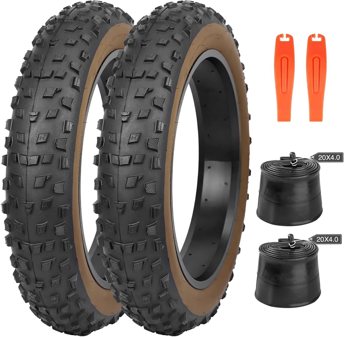 Heavy Duty E-Bike Banden - Opvouwbaar - Antislip Profiel - Duurzaam Rubber - Voor E-bikes en Fatbikes