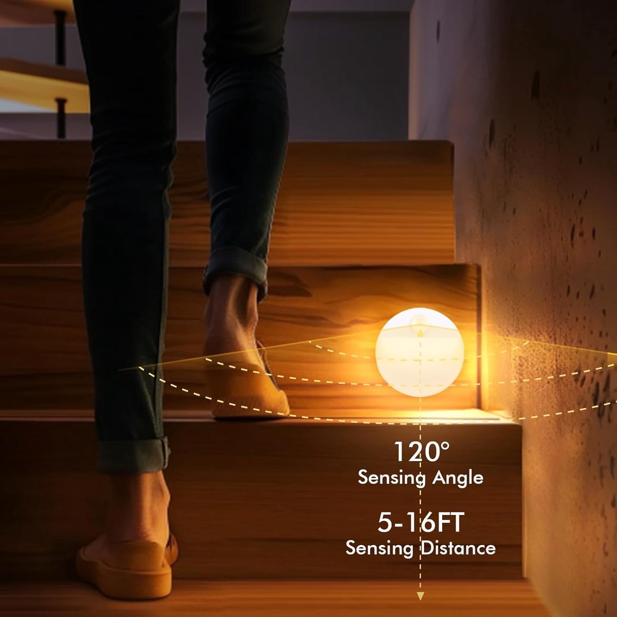 Draadloze Ledlamp - 3 Stuks - Nachtlampje - ledlamp met Bewegingsensor - Dag & Nacht Sensor - Usb Oplaadbaar - Kastverlichting - Warm - Batterij niet inbegrepen - Batterij niet inbegrepen - Wit — cadeau in Wonen & Interieur - foto 6