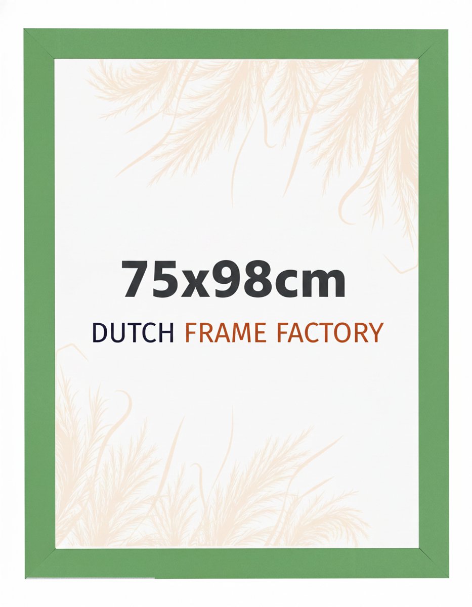 Dutch Frame Factory Fotolijst 75x98 cm - MDF - Groen - Benno