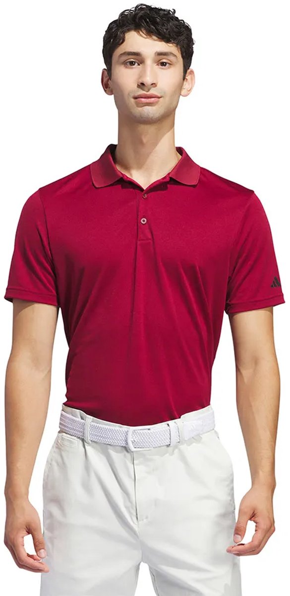 Adidas Performance Primegreen Korte Mouw Poloshirt XS Man Clburgundy