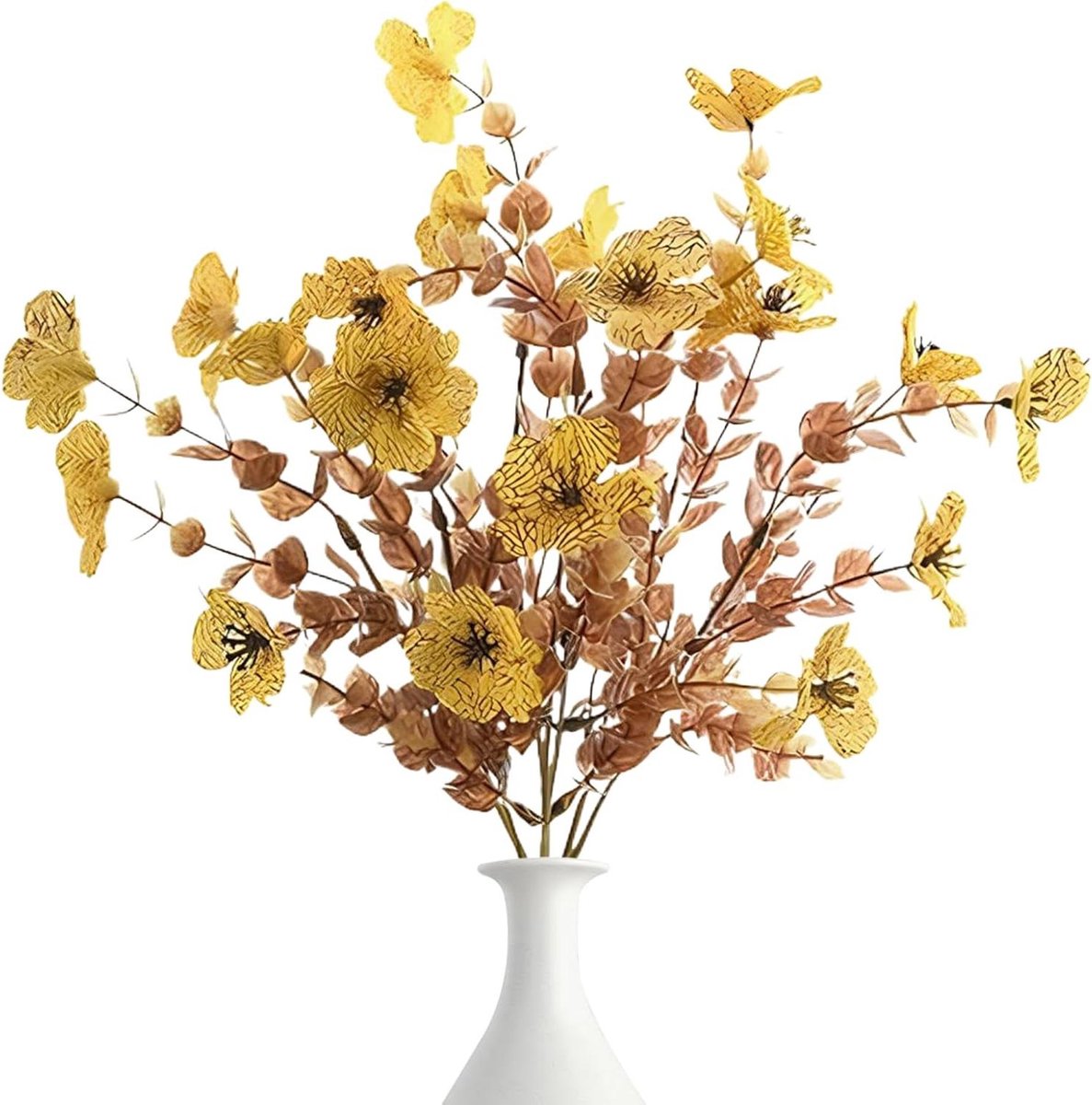 Gedroogde Bloemen - Droogboeketten Decoratie - Huis Aankleden - Levensechte Textuur - 31x16 cm - Stijl A