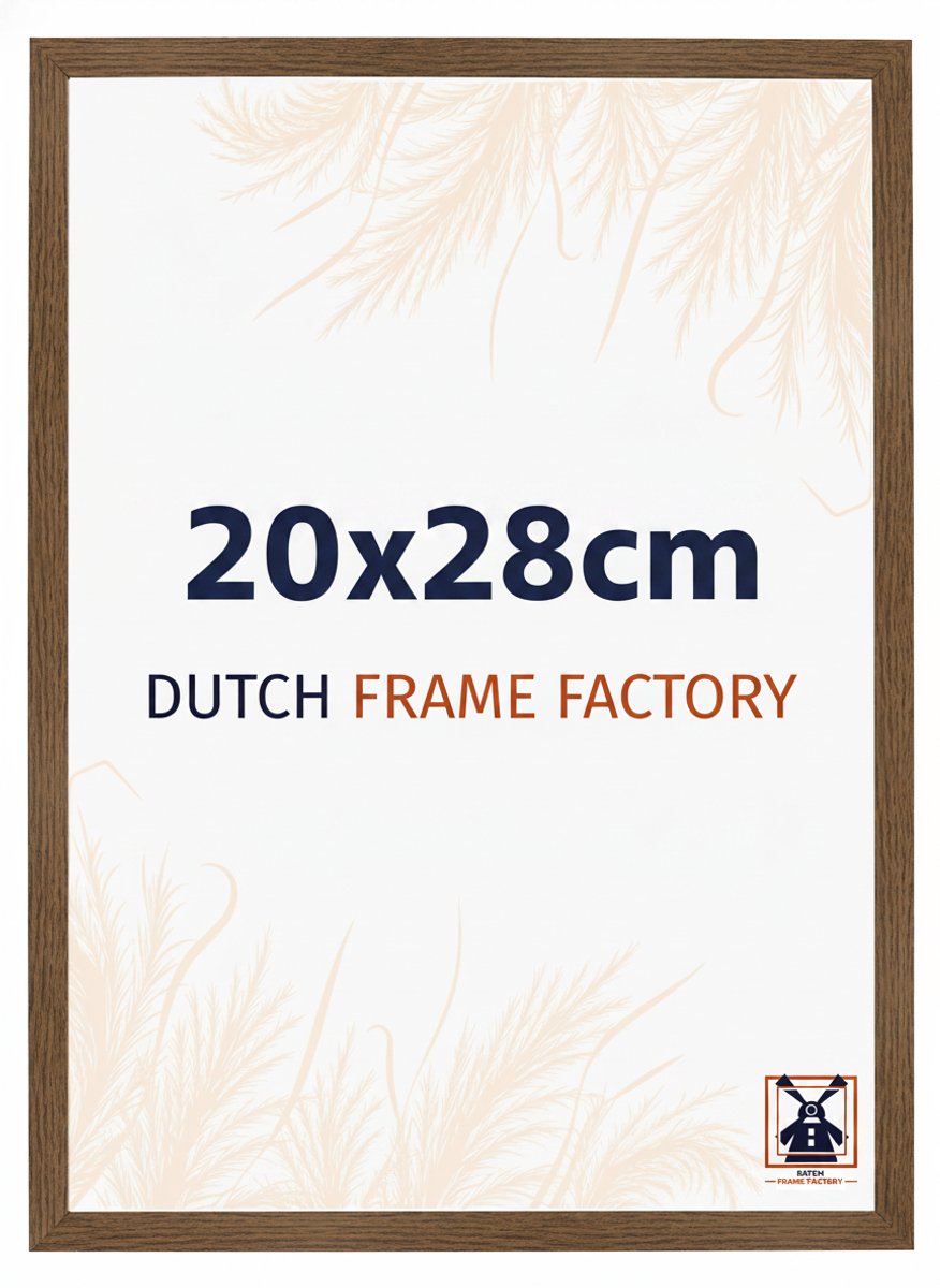 Fotolijst 20x28 cm - MDF - Eiken Rustiek - Benno
