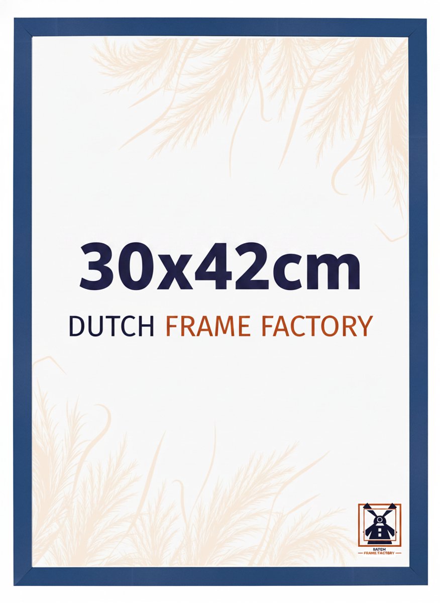 Fotolijst 30x42 cm - MDF - Donkerblauw - Benno