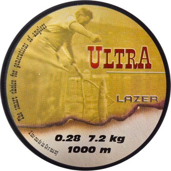 SnelShoppen - Ultra Monofil Vislijn 1000m - 0.28mm - 7.2kg Test - Groene Nylon Draad voor Karper, Snoek, Zander - Onzichtbare Vissnoer voor Spinner en — afbeelding 5